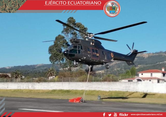 Apoyo en el incendio en Puembo y Tababela