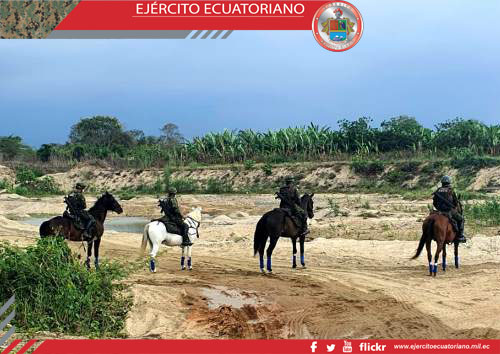 Patrullajes hipomóviles en El Oro