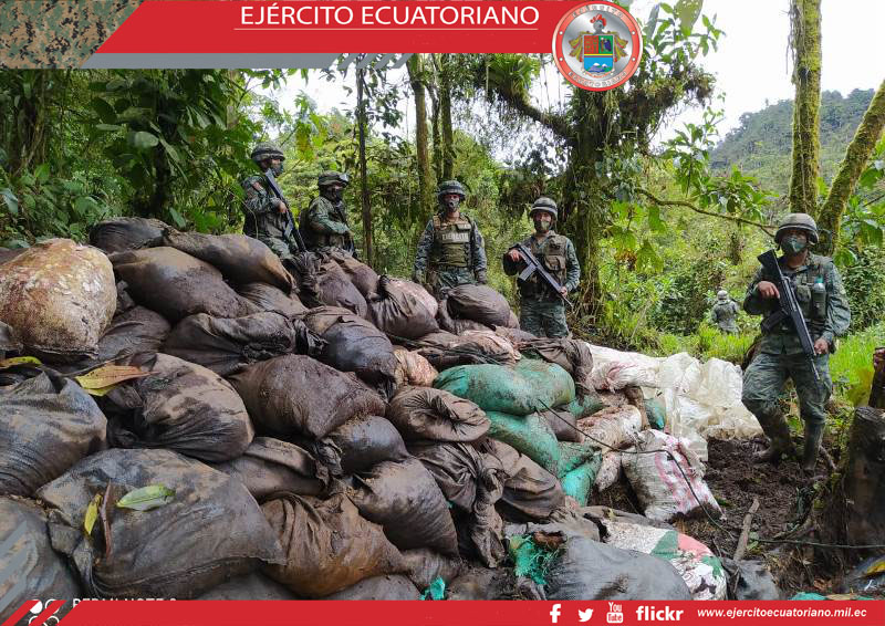 Durante patrullajes militares en Urcuquí se frena actividades de minería ilegal