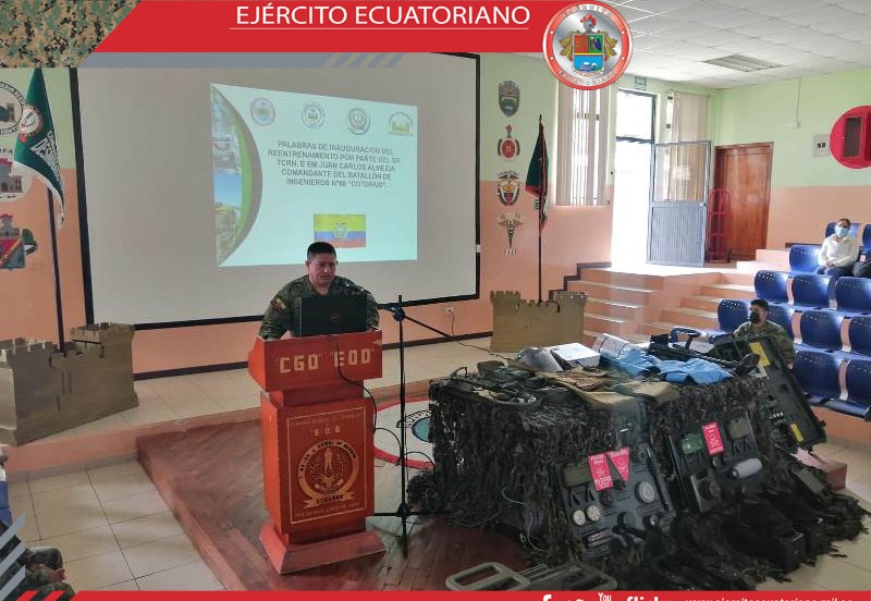 Personal del Batallón Cotopaxi inicia reentrenamiento de desminado humanitario