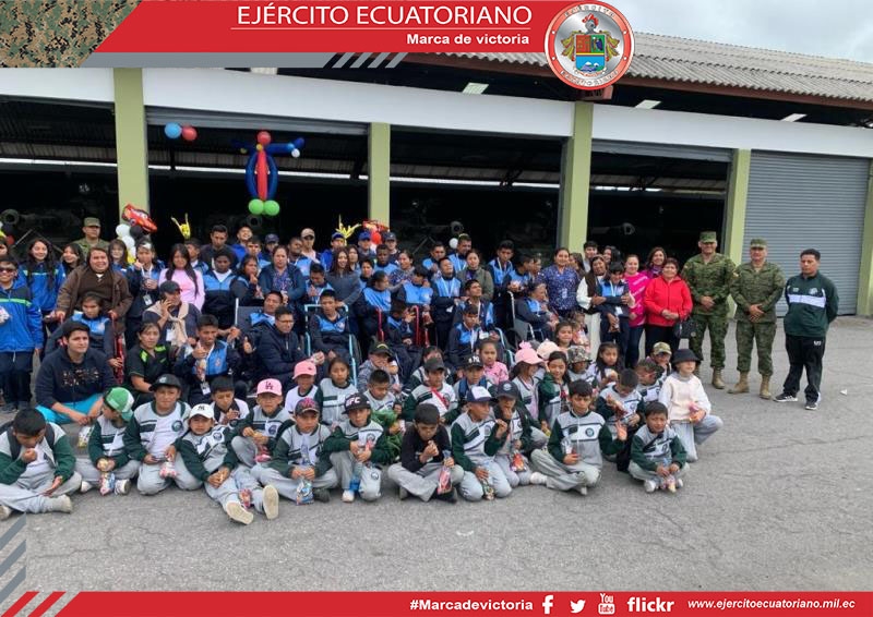En Riobamba se realizó un agasajo para niños con discapacidad