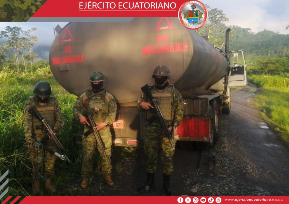 Operación militar de seguridad hidrocarburífera en Santo Domingo de los Tsáchilas