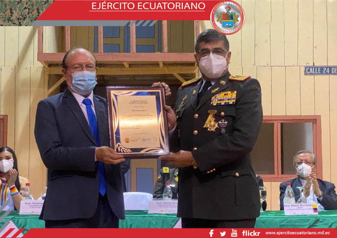 Grab. Washington Buñay recibe reconocimiento en Morona Santiago
