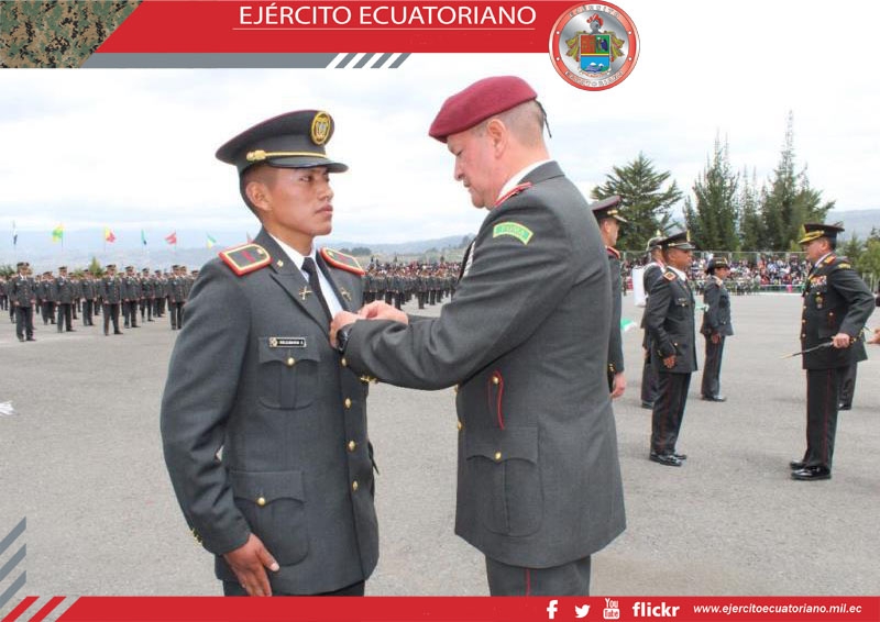 763 soldados de arma, servicios y especialistas se incorporan a las filas del Ejército Ecuatoriano
