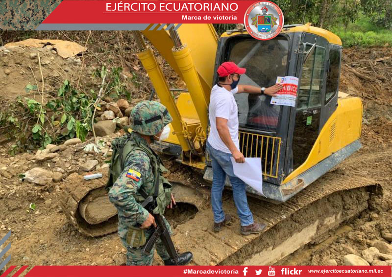 En Zamora Chinchipe se realizó operación militar en coordinación con entidades del Estado
