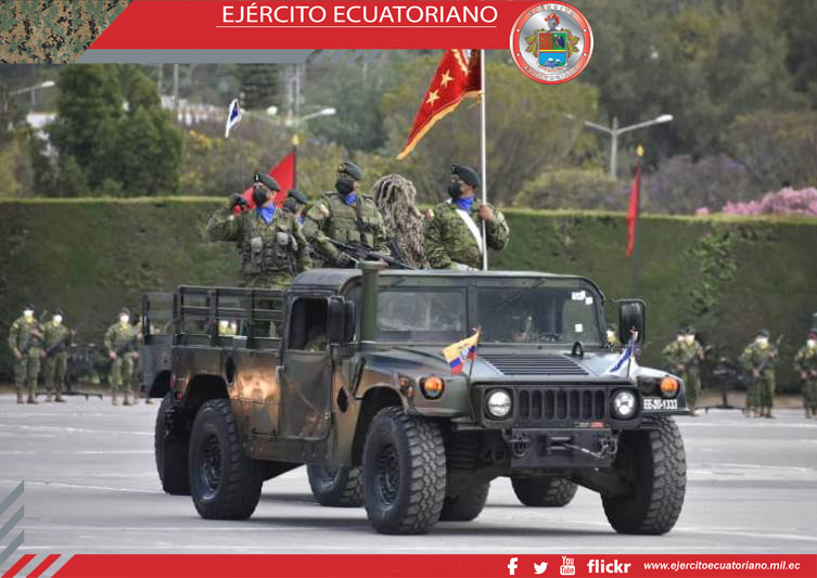 Unidades del Ejército Ecuatoriano celebran 212 años del Primer Grito de la Independencia