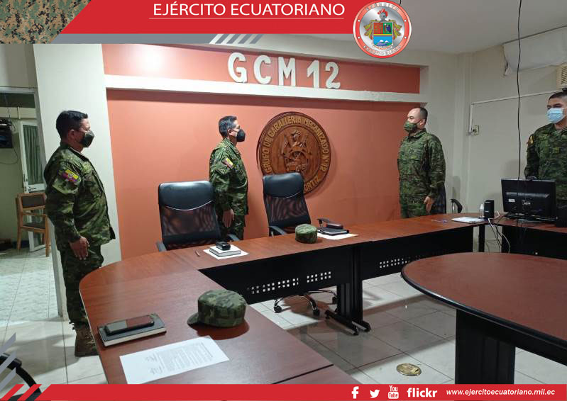 Comandante de la Segunda División de Ejército Libertad visitó unidad militar en Portoviejo