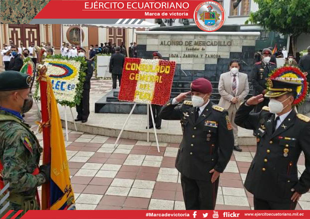 Ejército rinde homenaje a la ciudad de Loja en el aniversario de su fundación