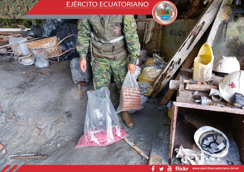 Batallón de Selva N.º 62 Zamora incautó explosivos