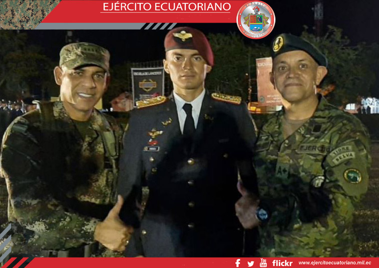 Militares ecuatorianos se destacan en Curso de Lanceros realizado en Colombia