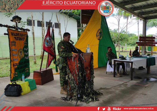 Comandante general del Ejército realiza visita en unidades de la Brigada Napo