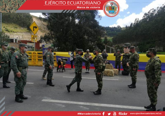 Reunión binacional de mandos militares se efectuó en la frontera norte