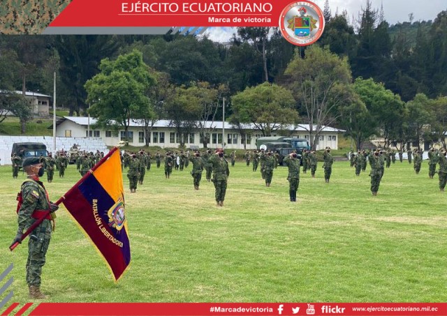Ceremonias de ascenso en las unidades militares del Ejército Ecuatoriano