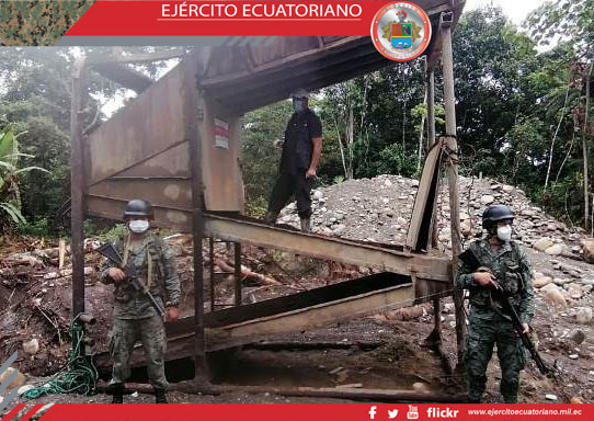 En Pastaza se frenó actividades de minería ilegal