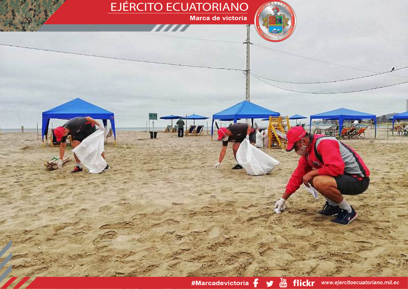 Militares apoyan en acciones de cuidado del ambiente en la Costa y Amazonía