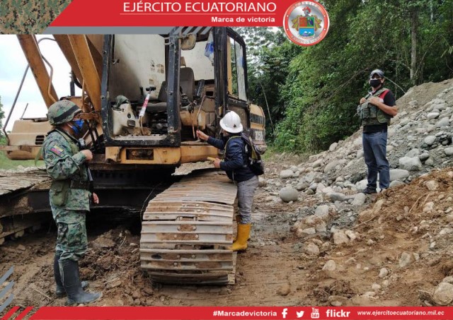 Operaciones de control minero en El Oro