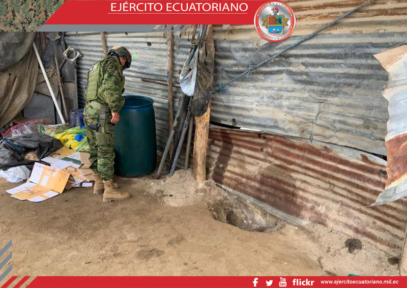 Ejército Ecuatoriano apoya al control de hidrocarburos en frontera sur