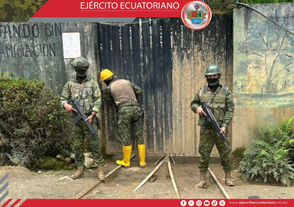 Hallazgo de material explosivo en Zona de Exclusión Minera