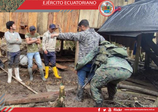 En Chinchipe se localizó campamento improvisado donde se realizaba actividades de minería ilegal