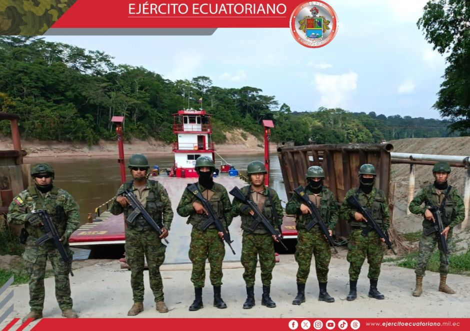 Ejército Ecuatoriano refuerza operaciones militares en las fronteras