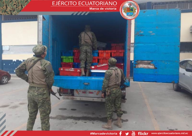 Brigada El Oro incautó productos de contrabando en la frontera sur