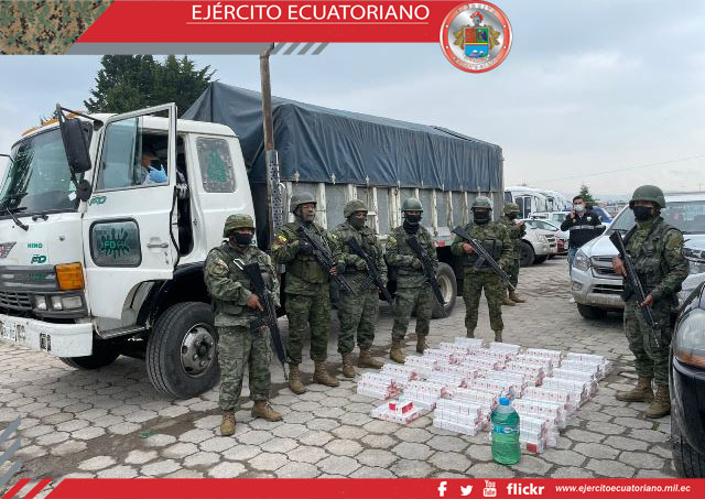 Militares incautaron 79 800 cápsulas ordinarias en la frontera norte