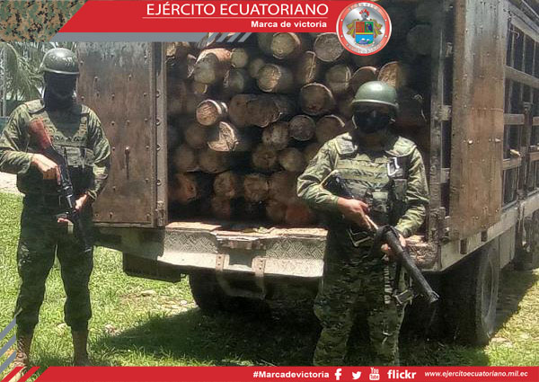 Militares incautaron madera sin documentos legales