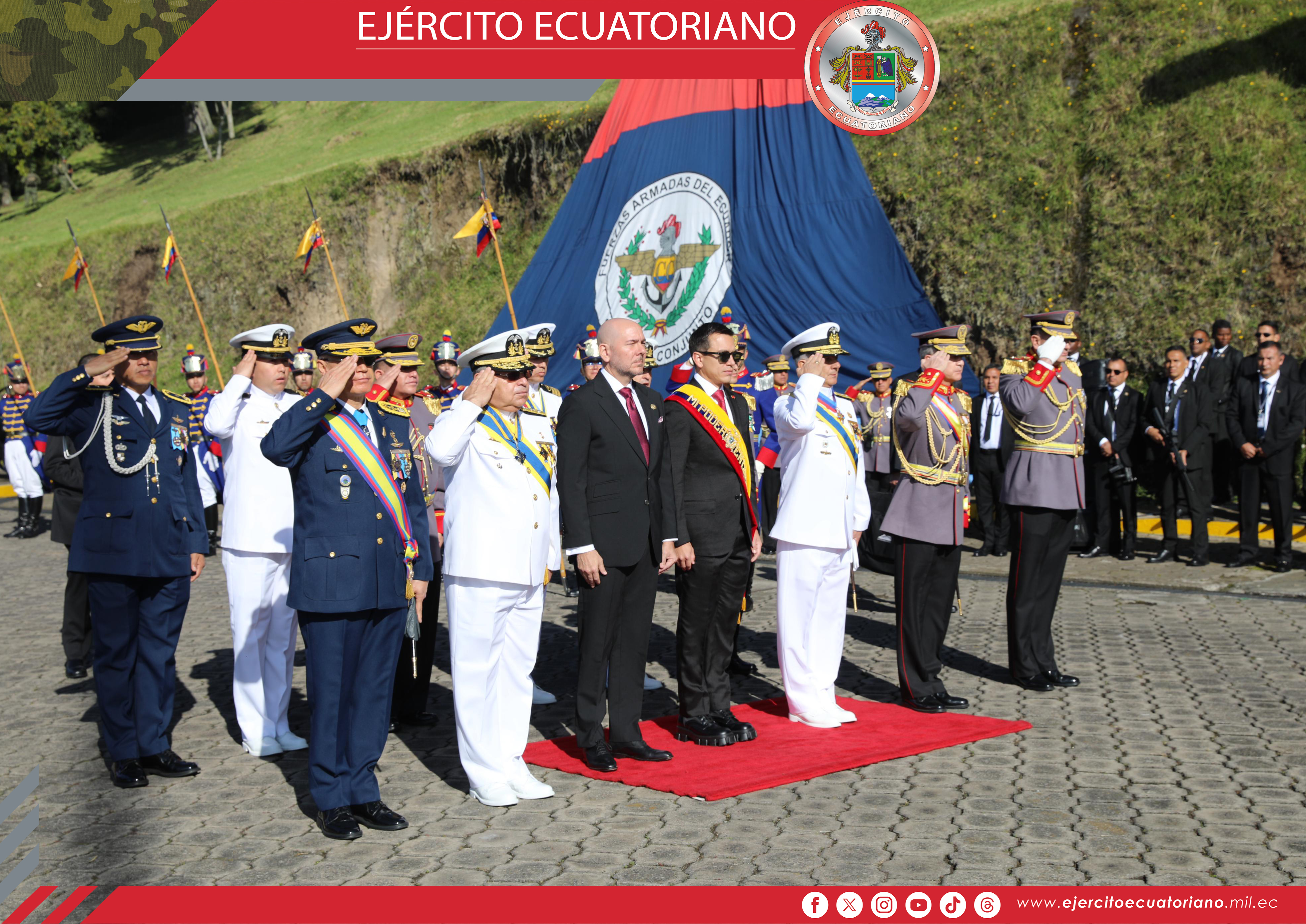 Fuerzas Armadas conmemora aniversario de la Batalla de Pichincha