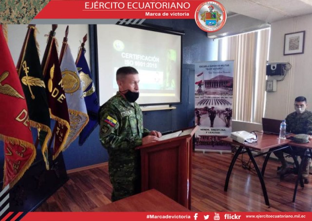 Escuela Superior Militar Eloy Alfaro alcanza nuevamente certificación bajo la norma ISO 9001:2015
