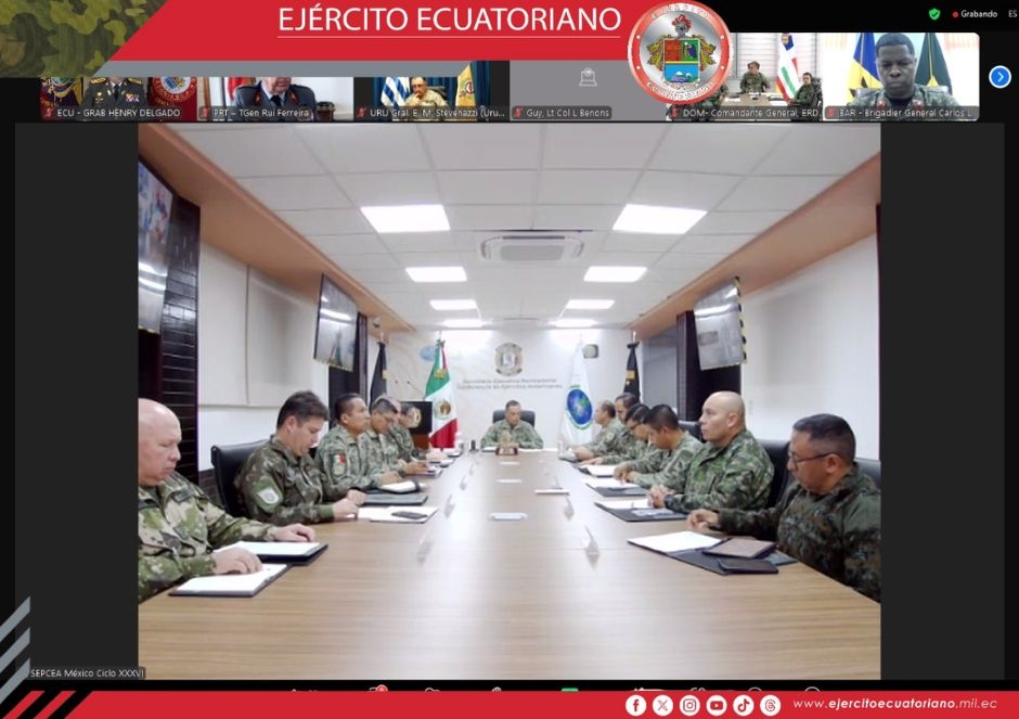 Ecuador participa en Conferencia de Ejércitos Americanos