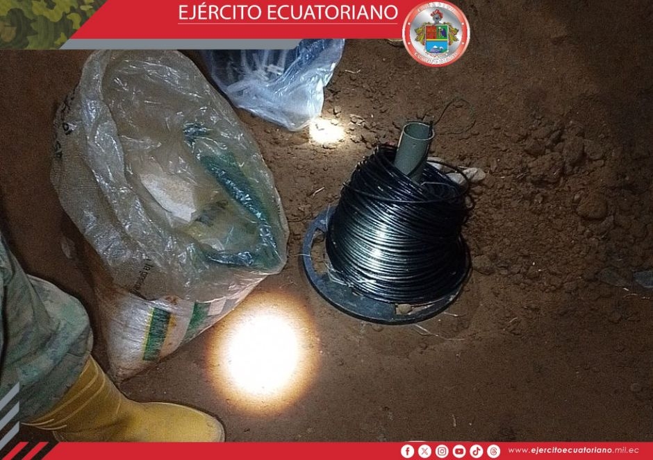 Decomiso de explosivos en mina ubicada en Zaruma