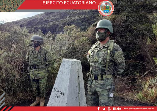 Personal militar hizo reconocimiento de hitos en la frontera norte