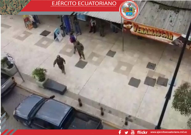 Durante operación militar en El Oro se decomisa armamento