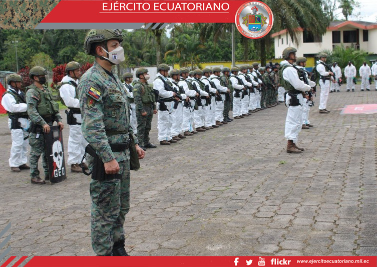 Simulacro de operaciones de defensa en Shushufindi