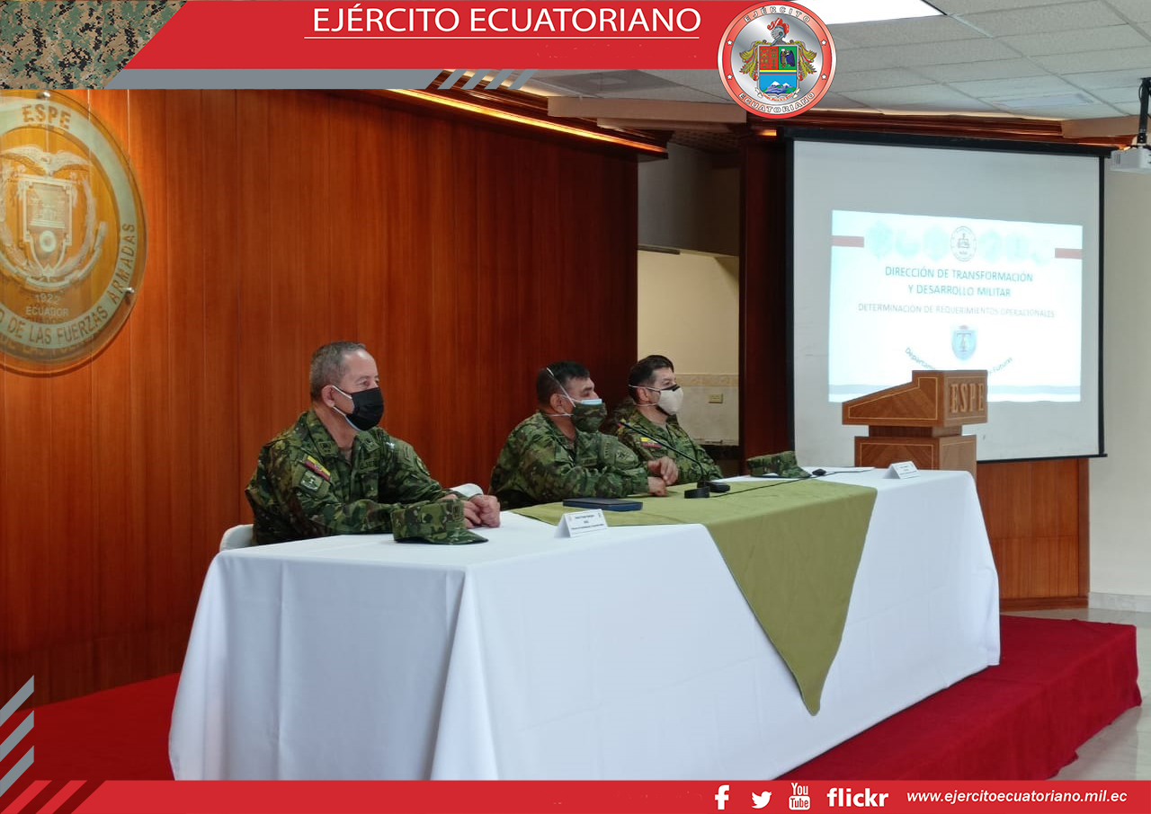 Ejército desarrolla seminario para determinar requerimientos operacionales al 2033