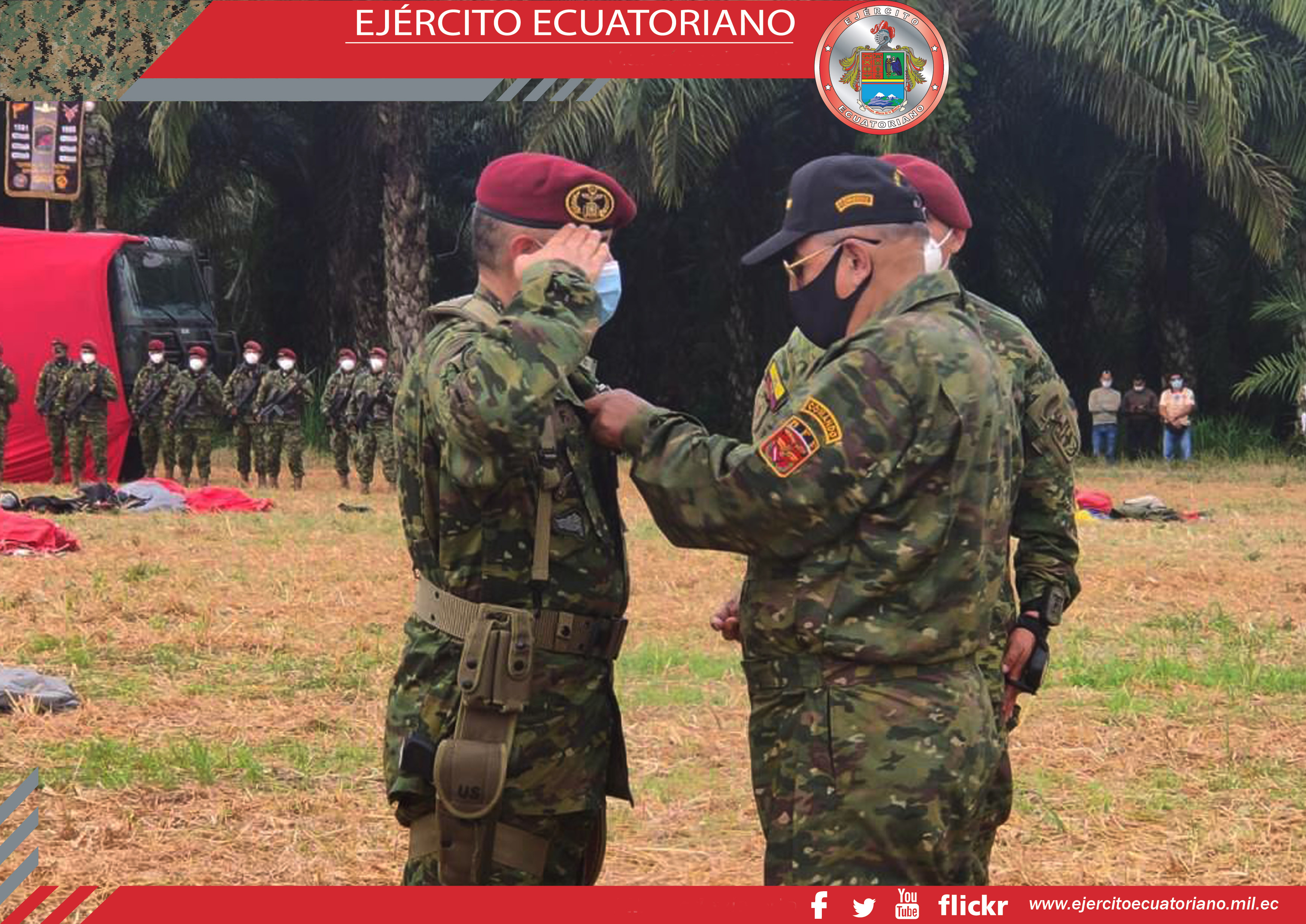 En Quevedo se realizó la Ceremonia de Posesión del Mando del comandante general del Ejército
