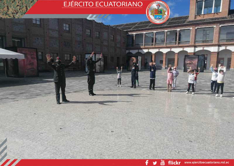 Niños de Imbabura participan en campamento vacacional en el Museo Histórico Militar El Cuartel