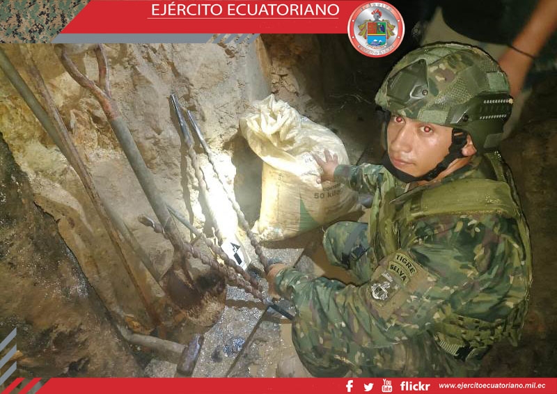 Se decomisa material  para minería ilegal en Zaruma