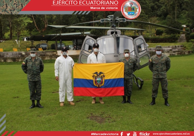 Operaciones aéreas de las Fuerzas Armadas  durante la emergencia sanitaria en la provincia de Loja