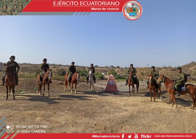 En Loja se realiza patrullajes hipomóviles en límite político internacional