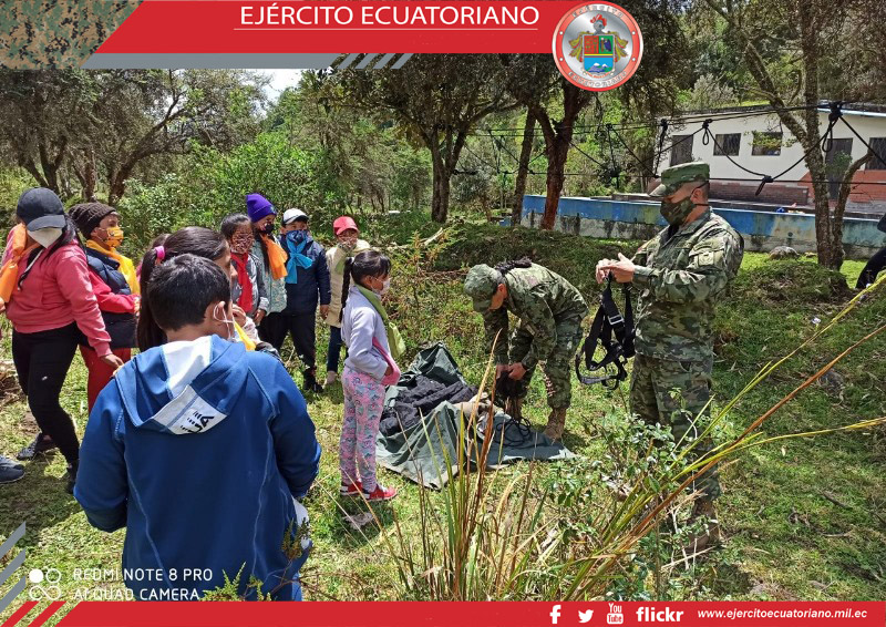 Se realizó taller de supervivencia para niños en Tufiño