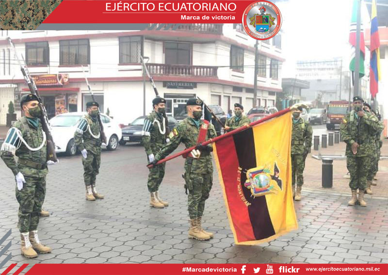 Batallón Montúfar participa en ceremonia en Santo Domingo de los Tsáchilas
