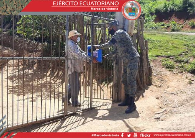 La ayuda humanitaria continúa de la mano de las Fuerzas Armadas