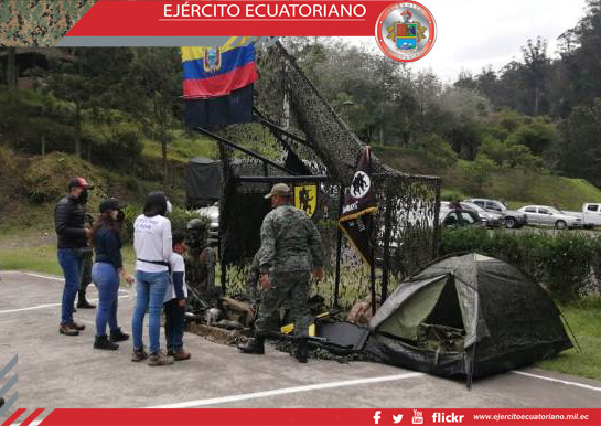 Brigada Pichincha desarrolló actividades recreativas para la ciudadanía