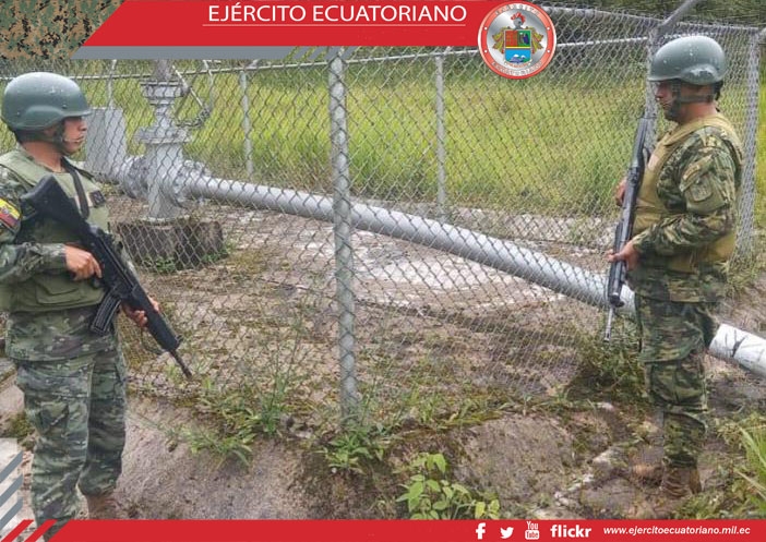 Militares patrullan áreas hidrocarburíferas