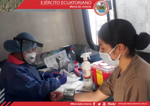 Las Fuerzas Armadas colaboran en campaña de donación de sangre