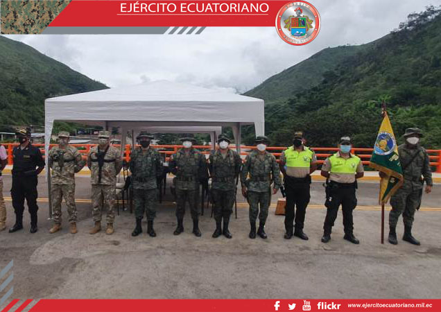 Se desarrolló reunión entre representantes de ejércitos ecuatoriano y peruano en Zamora Chinchipe