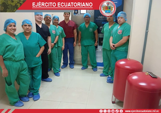Hospital de la Segunda División de Ejército "Libertad" implementó una moderna máquina esterilizadora para el área quirúrgica.