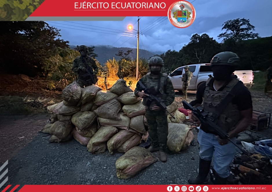 Operación militar desmantela campamento de minería ilegal en la frontera norte