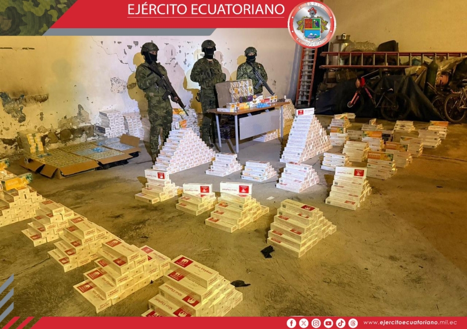 Golpe al contrabando en Riobamba